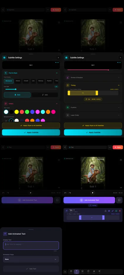Video Editor Studio timeline